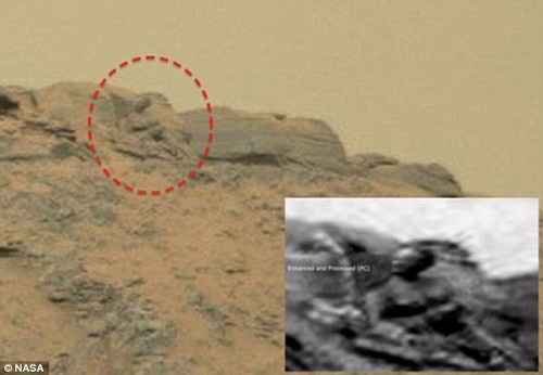 Tin thế giới - Tìm thấy hình ảnh tượng Phật trên sao Hỏa?