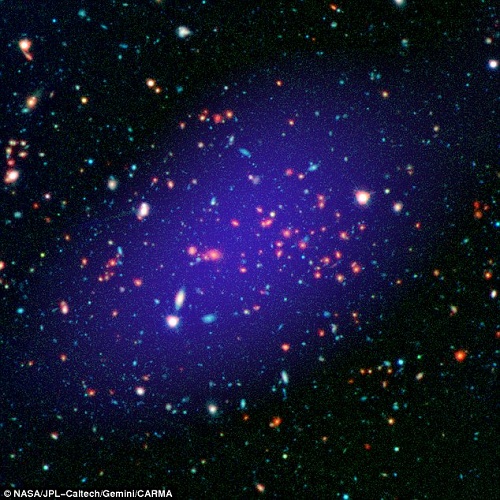 Tin thế giới - Phát hiện cụm thiên hà khổng lồ cách Trái đất 8,5 tỷ năm ánh sáng
