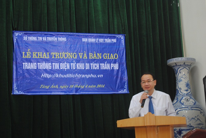 Hà Tĩnh: Khai trương cổng thông tin điện tử khu di tích Trần Phú