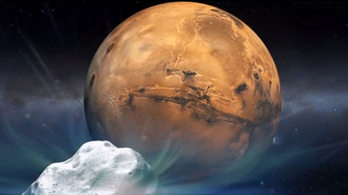 Tin tức - Cuối tuần này sao Chổi sẽ lướt qua bề mặt sao Hỏa