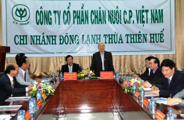 Tổng Bí thư Nguyễn Phú Trọng làm việc tại tỉnh Thừa Thiên - Huế