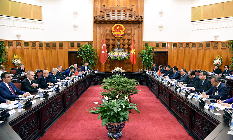 Tin trong nước - Hình ảnh lễ đón Thủ tướng Thổ Nhĩ Kỳ thăm chính thức Việt Nam (Hình 11).