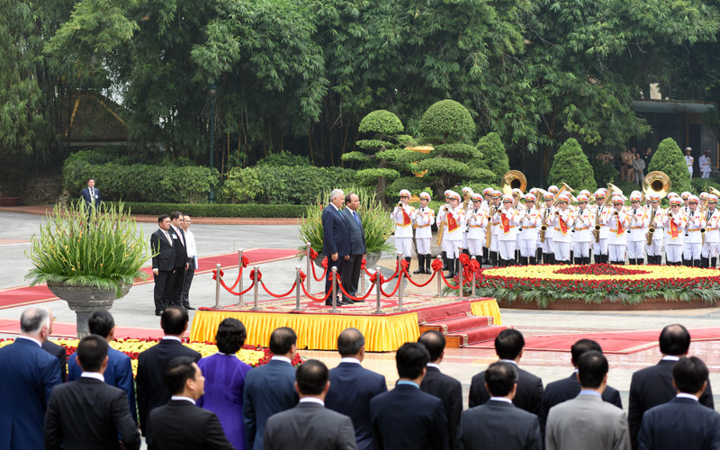 Tin trong nước - Hình ảnh lễ đón Thủ tướng Thổ Nhĩ Kỳ thăm chính thức Việt Nam (Hình 2).
