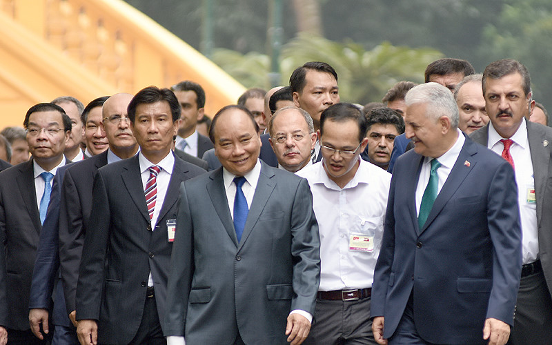 Tin trong nước - Hình ảnh lễ đón Thủ tướng Thổ Nhĩ Kỳ thăm chính thức Việt Nam (Hình 8).