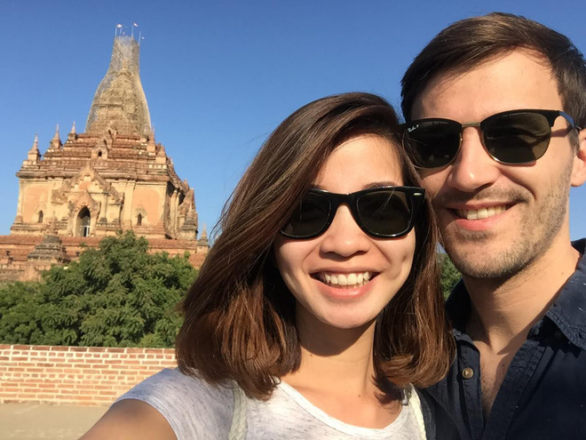 Chàng trai Pháp đưa bạn gái Việt sang Myanmar cầu hôn trên khinh khí cầu lúc bình minh - Ảnh 3.
