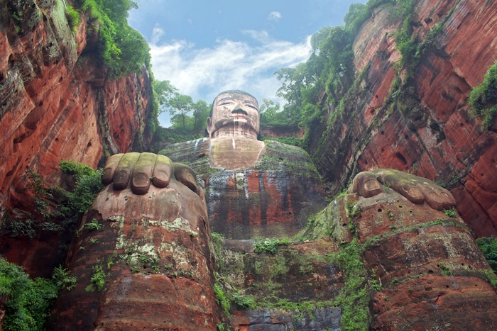 Chiêm ngưỡng tượng Phật bằng đá lớn nhất thế giới -2