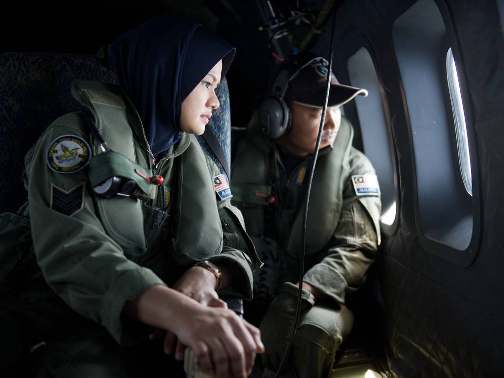 Tin thế giới - Hình ảnh tìm kiếm máy bay Malaysia mất tích