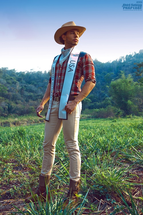  - Hữu Vi nổi bật với trang phục dân tộc tại Mister Global 2014 (Hình 5).