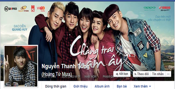 Chuyện làng sao - Sao Việt và hot teen đồng loạt 'khai' tên thật trên Facebook
