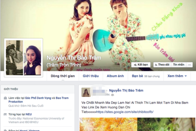 Chuyện làng sao - Sao Việt và hot teen đồng loạt 'khai' tên thật trên Facebook (Hình 5).