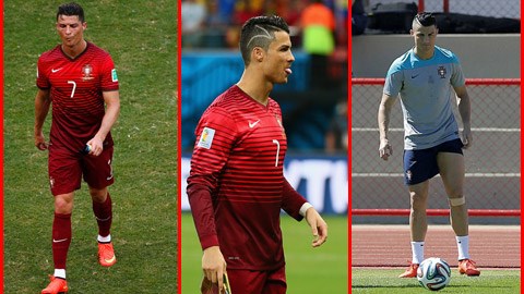  - Ronaldo ăn đứt Messi ở khoản đổi kiểu tóc tại World Cup 2014