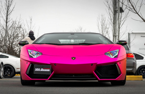 Thị trường - Siêu xe bò tót Lamborghini Aventador “đỏm” trong sắc hồng (Hình 4).