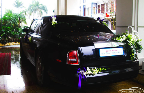 Rolls-Royce Phantom độc nhất Thái Bình làm xe hoa