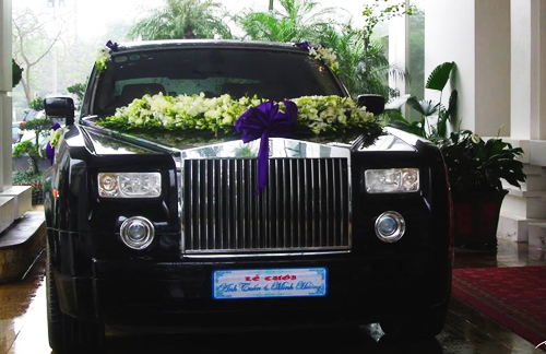 Rolls-Royce Phantom độc nhất Thái Bình làm xe hoa