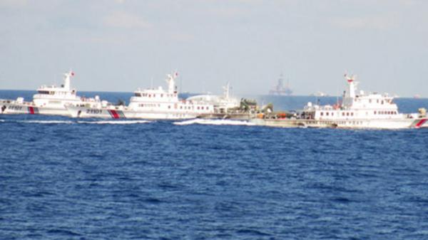 Xuất hiện tàu chuyển quân Trung Quốc trên khu vực biển Đông