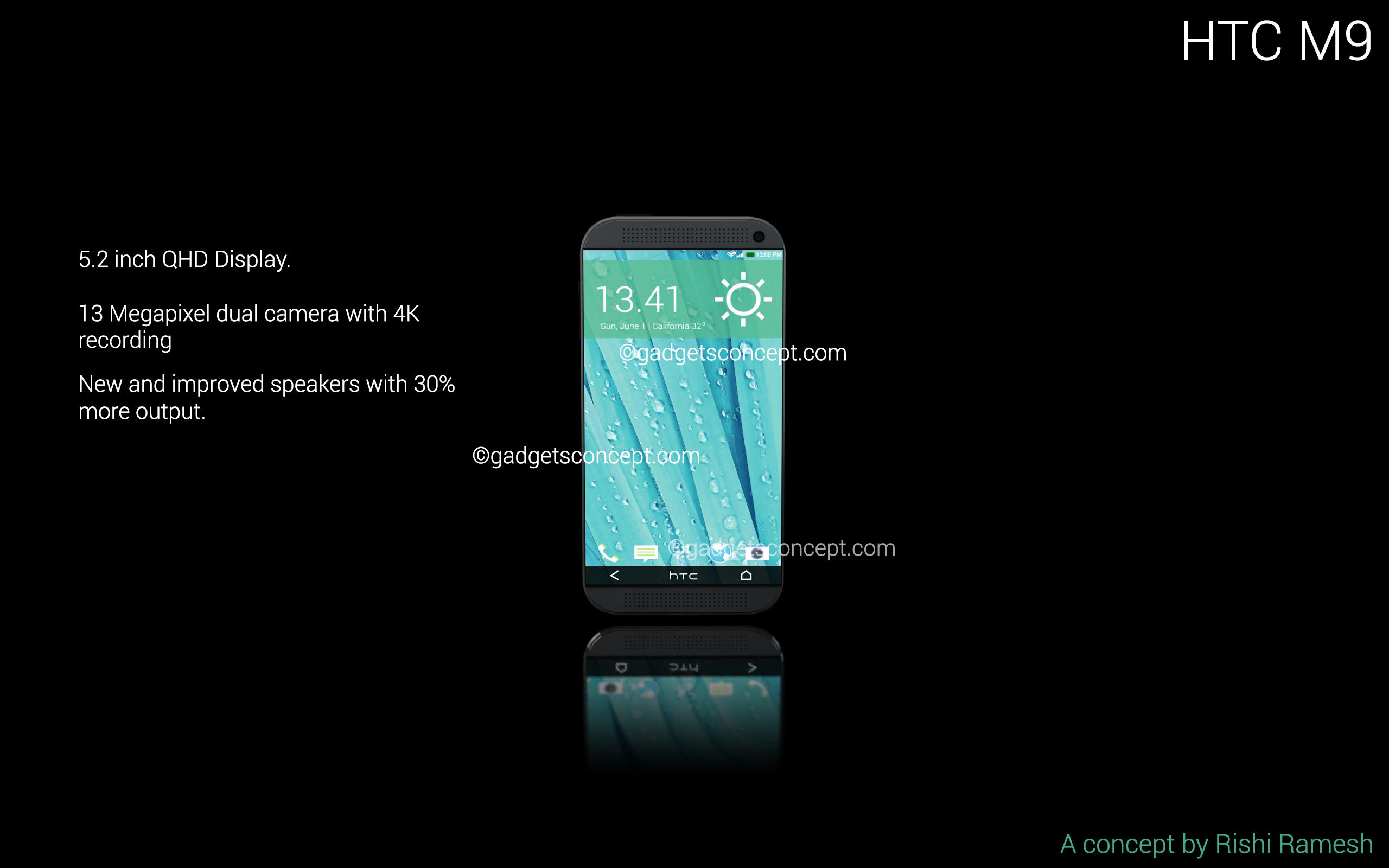 Sản phẩm số - HTC One M9 với thiết kế bo cong cực kỳ ấn tượng (Hình 5).