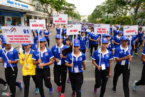 Tin trong nước - 5.000 người cổ vũ đoàn thể thao Việt Nam dự SEA Games 29