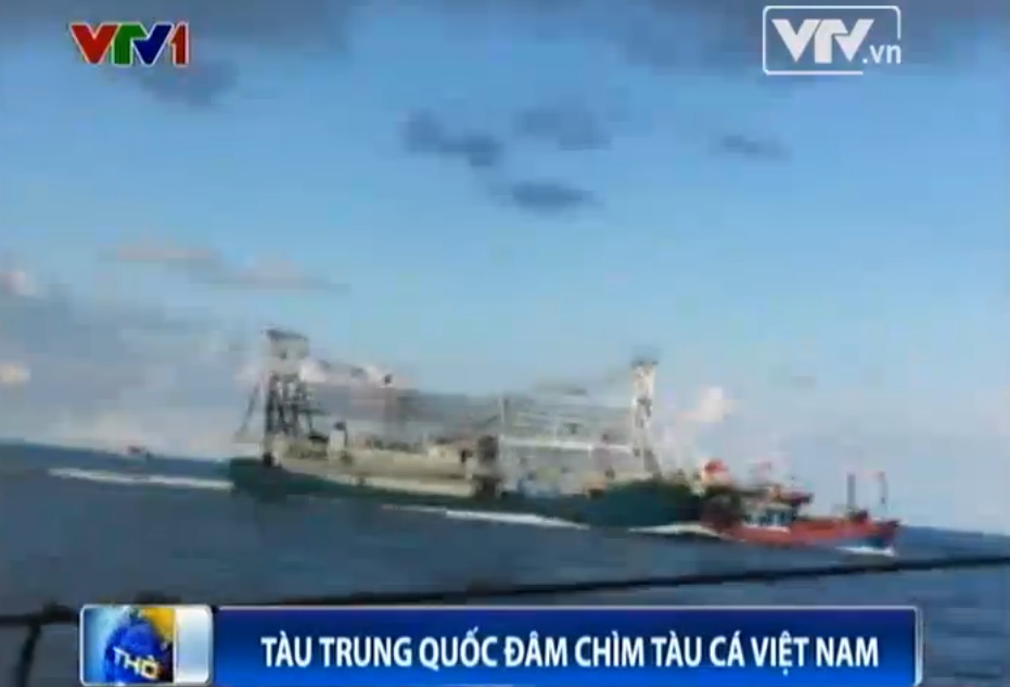 Công bố bằng chứng tàu Trung Quốc hung bạo đâm chìm tàu Việt Nam