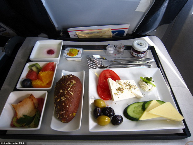 Khám phá đồ ăn của các hãng hàng không lớn trên thế giới