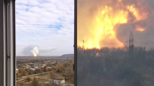  - Nhà máy hóa chất Donetsk phát nổ nghi do trúng tên lửa đạn đạo