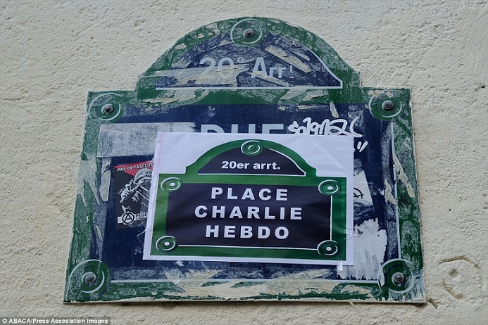  - Khắp Paris tràn ngập tranh vẽ tưởng nhớ nạn nhân vụ Charlie Hebdo (Hình 10).