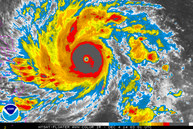 Tin tức - Siêu bão Hagupit: Sức công phá mạnh ngang siêu bão Haiyan