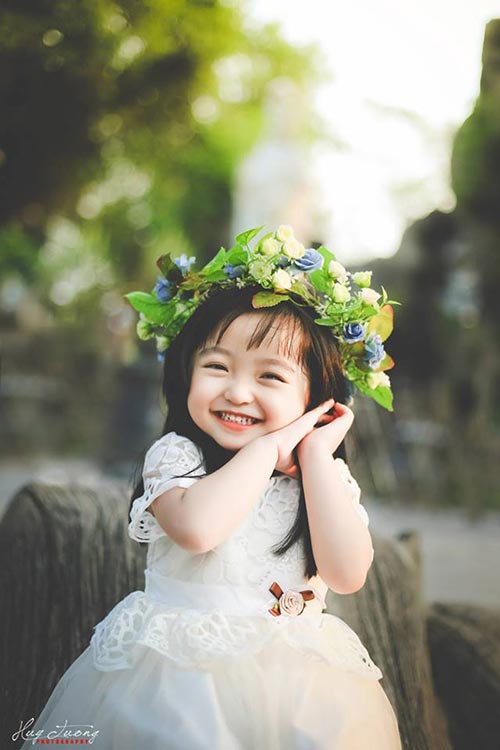 Cộng đồng mạng - Lộ ảnh những em bé Việt xinh như thiên thần (Hình 4).