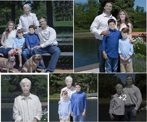 Cộng đồng mạng - Ngã ngửa với bức ảnh gia đình bị nhiếp ảnh gia photoshop quá đà