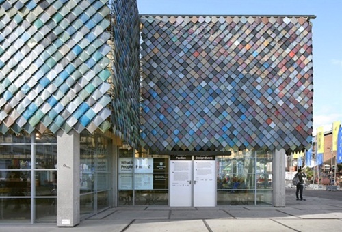 Tin thế giới - Cận cảnh những tòa nhà đẹp được xây bằng vật liệu tái chế từ rác thải (Hình 8).