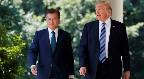 Tin tức - Ông Trump sẽ gặp người đồng sự Hàn Quốc để bàn về Triều Tiên