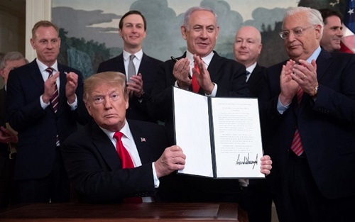 Tin thế giới - Ông Trump ký sắc lệnh công nhận cao nguyên Golan thuộc chủ quyền của Israel