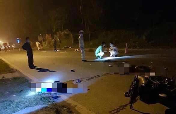 Tin trong nước - Hoà Bình: Hai xe máy đâm nhau, 3 người tử nạn trong đêm