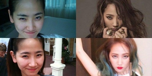 Tin tức giải trí - Khuôn mặt 'một trời một vực' trước và sau trang điểm của nữ idol Kpop (Hình 8).