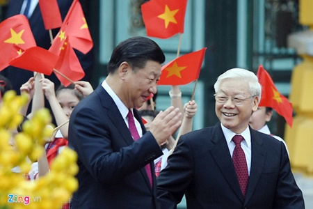 Tin tức - Lễ đón Tổng bí thư, Chủ tịch Trung Quốc Tập Cận Bình