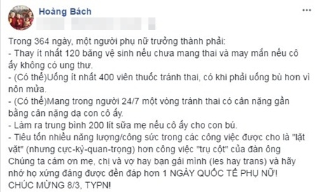 Tin tức - 8/3 ngập tràn lời chúc đầy yêu thương của sao Việt (Hình 4).
