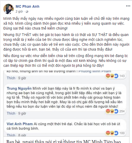 Tin tức - MC Minh Tiệp bị tố bạo hành em vợ: Sao Việt lên tiếng (Hình 2).