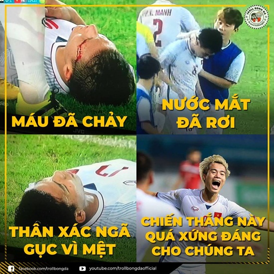 Tin tức - Ảnh chế Olympic Việt Nam: 'Bức tường' Tiến Dũng và 'cầu thủ cao tuổi nhất' Văn Toàn (Hình 7).