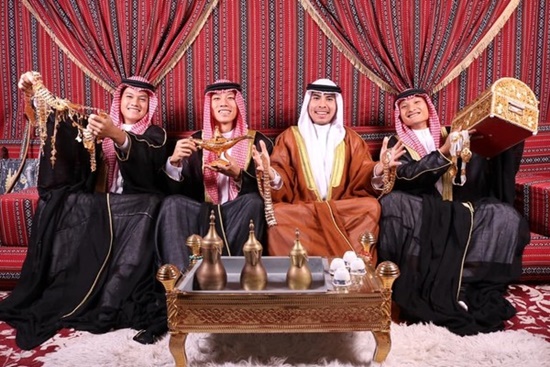 Tin tức - 'Hoàng tử Ả Rập' Đức Huy mừng sinh nhật theo phong cách quý tộc khiến fan thích thú