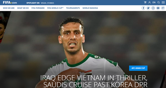 Tin tức - FIFA ví trận Việt Nam - Iraq như 'phim kinh dị'