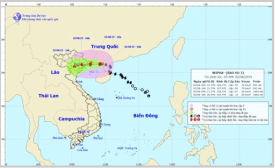 Tin trong nước - Bão số 3 đi vào vịnh Bắc Bộ: Mưa lớn ở Hà Nội, nguy cơ sạt lở vùng núi