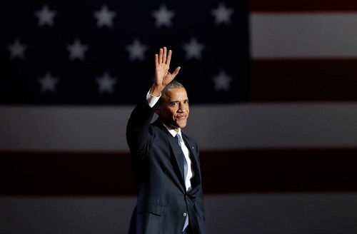 Tin thế giới - Tổng thống Barack Obama rơi nước mắt khi phát biểu chia tay Nhà Trắng