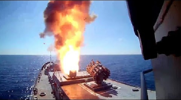 Tin thế giới - Tàu chiến Nga phóng dồn dập 6 tên lửa hành trình vào các mục tiêu của IS ở Syria