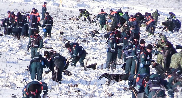 Tin thế giới - Phát hiện gần 1.500 mảnh thi thể nạn nhân vụ rơi máy bay Nga