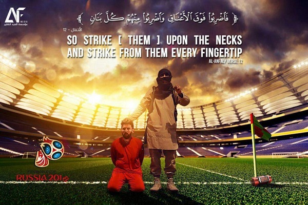 Tin thế giới - IS lại lấy hình Messi để đe dọa World Cup 2018