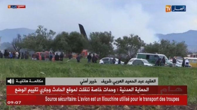 Tin thế giới - Rơi máy bay quân sự tại Algeria, hơn 250 người thiệt mạng