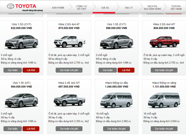 Tin tức - Bảng giá xe Toyota mới nhất tháng 10 tại Việt Nam (Hình 4).
