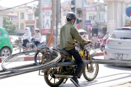 Tin trong nước - Hà Nội thu hồi xe máy cũ nát từ đầu năm 2018
