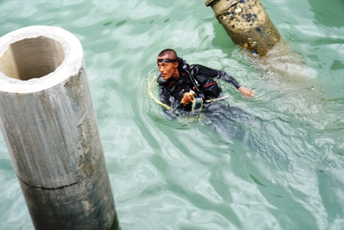 Tin tức - 12 thợ lặn khai quật tàu cổ ở Dung Quất