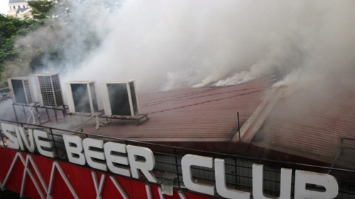 Tin tức - Hiện trường vụ cháy quán Five Beer Club ở Hải Phòng (Hình 3).