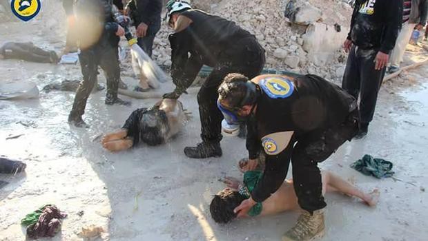 Tin tức - Nga tố phiến quân bắt cóc trẻ em để dàn dựng vụ tấn công hóa học ở Idlib